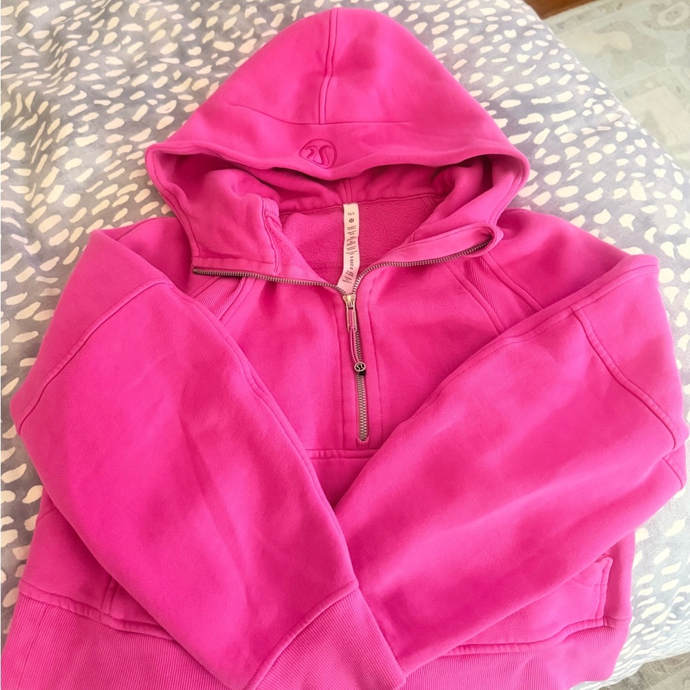 Lululemon Sonic Pink Half-Zip Hoodie